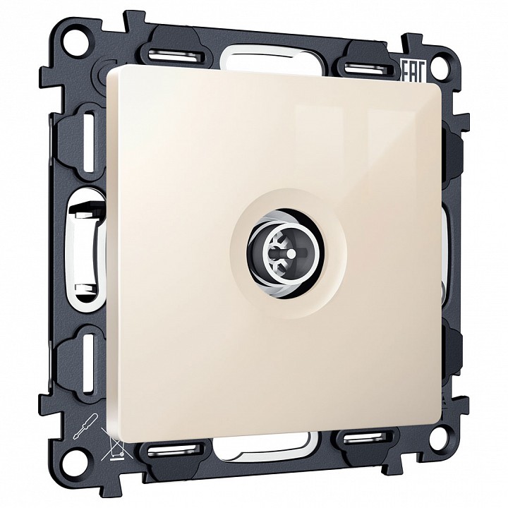 ТВ-розетка оконечная без рамки Ambrella Volt ALFA MA313005 в интернет-магазине "Галерея света"