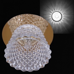 Встраиваемый светильник 08078-9.0-001H G9 GD в интернет-магазине "Галерея света"