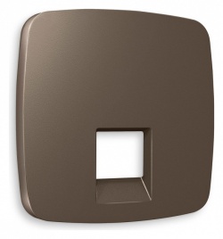 Накладка для розетки RJ-11 или RJ-45 Ambrella Volt OMEGA OP6420 в интернет-магазине "Галерея света"