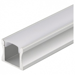 Профиль накладной Arlight ALU-SLIM-H15-2000 ANOD+FROST 018246 в интернет-магазине "Галерея света"