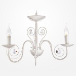 Подвесная люстра Eurosvet Tomas 60018/3 белый с золотом в интернет-магазине "Галерея света"