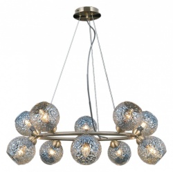 Подвесная люстра ILLUMICO  IL0452-10PSQ-79 AB в интернет-магазине "Галерея света"