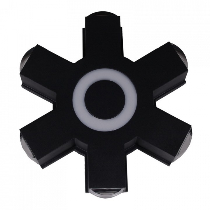 Накладной светильник 08231-9.2-007U LED4W+6*3W RGB BK в интернет-магазине "Галерея света"