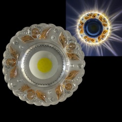 Встраиваемый светильник  42236-9.0-001PL MR16+LED3W CL/TEA в интернет-магазине "Галерея света"