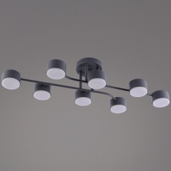 Потолочная люстра 03722 03722-0.3-08 GREY GX53 в интернет-магазине "Галерея света"