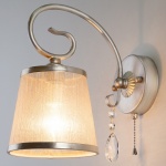 Бра Eurosvet Liona 60065/1 серебро в интернет-магазине "Галерея света"