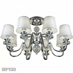 Люстра на штанге iLamp Vivia 82367/8 CR в интернет-магазине "Галерея света"