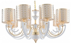 Подвесная люстра Arte Milano Florentia-8857 308857/8 Wh/Gd в интернет-магазине "Галерея света"
