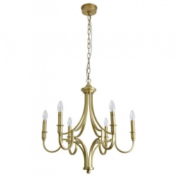 Подвесная люстра Newport DANIELA 3456/С brass в интернет-магазине "Галерея света"