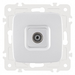 ТВ-розетка без рамки Arte Milano am-205 205.43-1.silver в интернет-магазине "Галерея света"