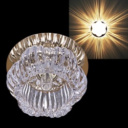 Встраиваемый светильник 18301-9.0-001G G9 GD в интернет-магазине "Галерея света"