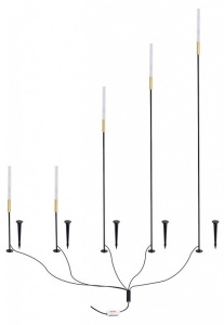 Наземный низкий светильник Arte Lamp MUSTER A1083PA-5BK в интернет-магазине "Галерея света"