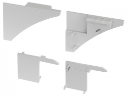 Набор заглушек для профиля Arlight SHELF 060904 в интернет-магазине "Галерея света"