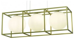 Подвесная люстра iLamp Golden P2484-3 GD в интернет-магазине "Галерея света"