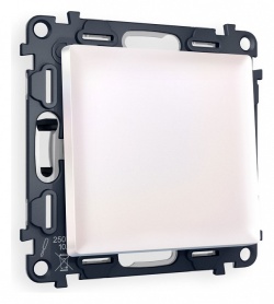 Выключатель перекрестный одноклавишный без рамки Ambrella Volt ALFA MA201030 в интернет-магазине "Галерея света"