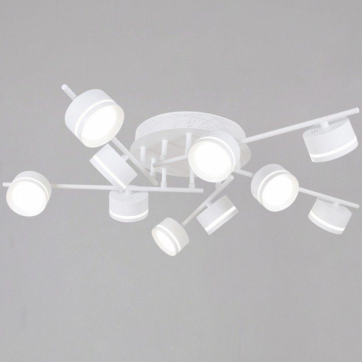 Люстра на штанге  10590-0.3-10 White в интернет-магазине "Галерея света"