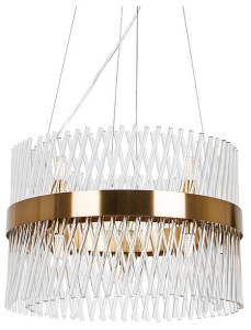 Подвесная люстра Arte Lamp ACAPULCO A1073LM-10PB в интернет-магазине "Галерея света"