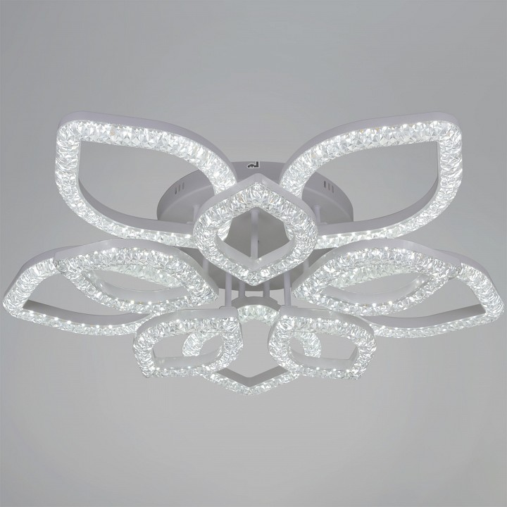 Люстра на штанге  28120-0.3-5+5C WH в интернет-магазине "Галерея света"