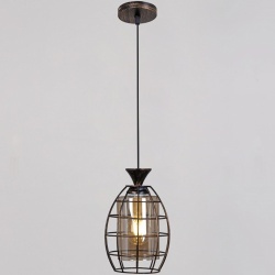 Подвесной светильник 03525-0.9-01 BK+GD в интернет-магазине "Галерея света"