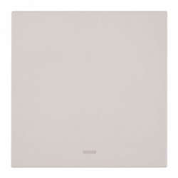 Выключатель одноклавишный с подсветкой без рамки Stekker Мия 50475 в интернет-магазине "Галерея света"