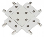 Соединитель X-образный для треков накладных Aployt Magnetic track 48 APL.0181.10.06 в интернет-магазине "Галерея света"