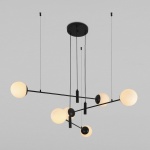 Подвесная люстра Eurosvet Planet 70146/6 черный в интернет-магазине "Галерея света"