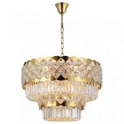 Подвесная люстра Newport ASHLEY 8301/60 C gold polished в интернет-магазине "Галерея света"