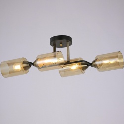 Светильник на штанге ILLUMICO Bice IL8148-4COU-79 BK BR Bice в интернет-магазине "Галерея света"