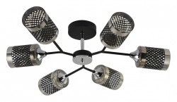 Люстра на штанге 01405-3.3-06B BK+CR в интернет-магазине "Галерея света"