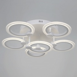 Потолочная люстра 09501-0.3-5+1 WH в интернет-магазине "Галерея света"