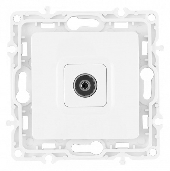 ТВ-розетка без рамки Arte Milano am-217 217.43-1.white в интернет-магазине "Галерея света"