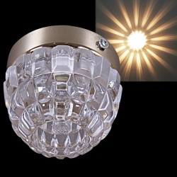 Накладной светильник  21162-9.5-001GB(with base) G9 GD в интернет-магазине "Галерея света"