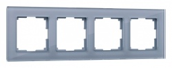 Рамка на 4 поста Werkel Favorit (серый) W0041115 в интернет-магазине "Галерея света"