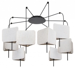 Подвесная люстра Arte Lamp TRIXIE A7084SP-8BK в интернет-магазине "Галерея света"