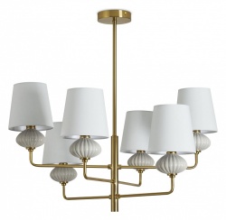 Люстра на штанге Freya Ceramics FR2029PL-06BS в интернет-магазине "Галерея света"