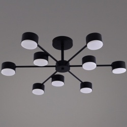 Люстра на штанге 03738 03738-0.3-09 BK GX53 в интернет-магазине "Галерея света"