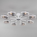 Люстра на штанге Eurosvet Gallo 70121/8 белый в интернет-магазине "Галерея света"