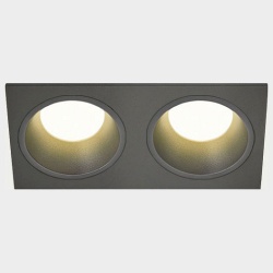 Встраиваемый светильник Italline IT08-8013 IT08-8013 black 3000K 2 шт + IT08-8015 black в интернет-магазине "Галерея света"