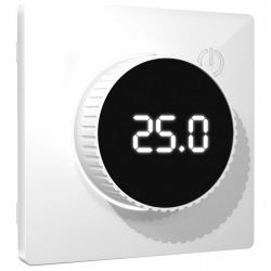 Накладка для терморегулятора электромеханического для теплого пола Ambrella Volt ALFA AP1058 в интернет-магазине "Галерея света"