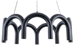 Подвесная люстра Arte Lamp Warhol A3258LM-45BK в интернет-магазине "Галерея света"