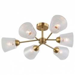 Люстра на штанге Escada 1104 1104/6P Brass в интернет-магазине "Галерея света"
