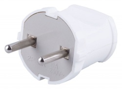 Вилка прямая без заземления Stekker PPG10-43-201 32855 в интернет-магазине "Галерея света"