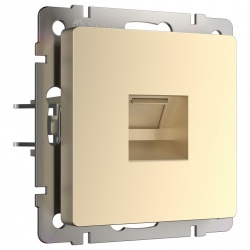 Розетка Ethernet RJ-45 без рамки Werkel шампань W1181011 в интернет-магазине "Галерея света"