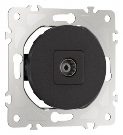 ТВ-розетка без рамки Arte Milano am-202 202.43-1.black в интернет-магазине "Галерея света"