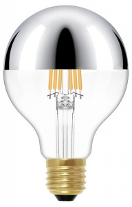 Лампа светодиодная Loft it Edison Bulb E27 6Вт 3000K G80LED Chrome в интернет-магазине "Галерея света"