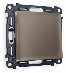 Выключатель перекрестный одноклавишный без рамки Ambrella Volt ALFA MA631030 в интернет-магазине "Галерея света"