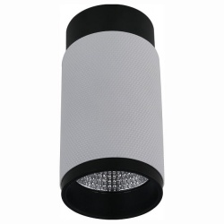 Накладной светильник iLedex Delta 1954-10W-3000K-36 BK+WH в интернет-магазине "Галерея света"