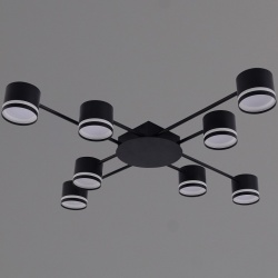 Потолочная люстра 56730-0.3-08 GX53 BK в интернет-магазине "Галерея света"