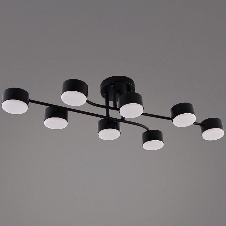 Потолочная люстра 03722 03722-0.3-08 BK GX53 в интернет-магазине "Галерея света"