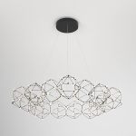 Подвесная люстра Eurosvet Uma 90169/15 черный жемчуг в интернет-магазине "Галерея света"